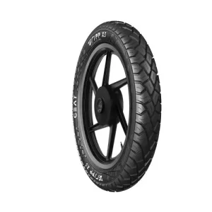 CEAT 80/100-17 GRIPP X3 F 46P TUBELESS TYRE | Front